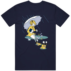 Funny Salty T Shirt Girl with Umbrella Killing Slugs Salt Life Don't Be Salty Vintage Classic Navy Blue T Shirt Funny Salty T Shirt Girl with Umbrella Killing Slugs Salt Life Don't Be Salty Vintage Classic Navy Blue T Shirt