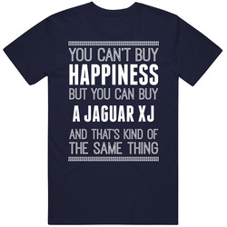 Buy A Jaguar Xj Happiness Car Lover Vintage Classic Navy Blue T Shirt