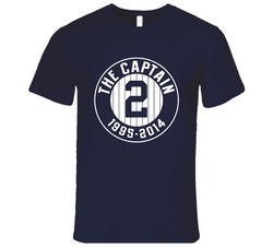 Derek Jeter Respect 1995 To 2014 The Captain Vintage Classic Navy Blue T Shirt Derek Jeter Respect 1995 To 2014 The Captain Vintage Classic Navy Blue T Shirt