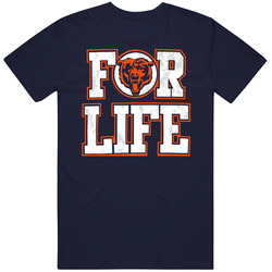 Bears For Life Football Vintage Classic Navy Blue T Shirt Bears For Life Football Vintage Classic Navy Blue T Shirt