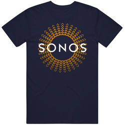 Sonos Wireless Speakers Logo Vintage Classic Navy Blue T Shirt Sonos Wireless Speakers Logo Vintage Classic Navy Blue T Shirt