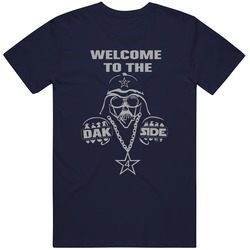 Funny Dak Prescott Star Wars Mashup T Shirt Welcome to the Dak Side Vintage Classic Navy Blue T Shirt Funny Dak Prescott Star Wars Mashup T Shirt Welcome to the Dak Side Vintage Classic Navy Blue T Shirt