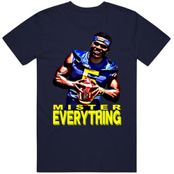 Jabrill Peppers Michigan Wolverines T Shirt Mr Everything Vintage Classic Navy Blue T Shirt Jabrill Peppers Michigan Wolverines T Shirt Mr Everything Vintage Classic Navy Blue T Shirt