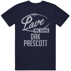Love Me Some Dak Prescott Dallas Football Sports Athlete Vintage Classic Navy Blue T Shirt