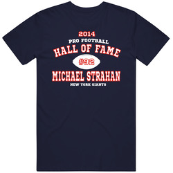 Michael Strahan Hall Of Fame Vintage Classic Navy Blue T Shirt Michael Strahan Hall Of Fame Vintage Classic Navy Blue T Shirt