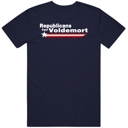 Republicans For Voldemort Funny Movie Villains Vintage Classic Navy Blue T Shirt Republicans For Voldemort Funny Movie Villains Vintage Classic Navy Blue T Shirt