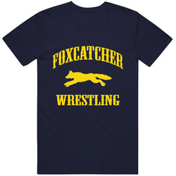 Foxcatcher Wrestling Inspired Vintage Classic Navy Blue T Shirt Foxcatcher Wrestling Inspired Vintage Classic Navy Blue T Shirt