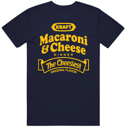 Kraft Macaroni And Cheese Retro Vintage Classic Navy Blue T Shirt Kraft Macaroni And Cheese Retro Vintage Classic Navy Blue T Shirt