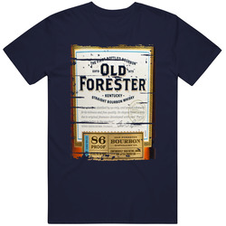 Old Forester Bourbon Alcohol Drinking Gift Distressed Look Vintage Classic Navy Blue T Shirt Old Forester Bourbon Alcohol Drinking Gift Distressed Look Vintage Classic Navy Blue T Shirt