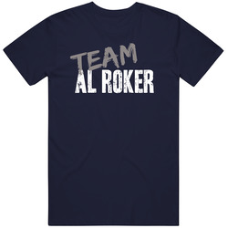 Team Al Roker Remember This Game Show Host Worn Look Tv Series Vintage Classic Navy Blue T Shirt Team Al Roker Remember This Game Show Host Worn Look Tv Series Vintage Classic Navy Blue T Shirt
