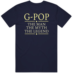 G-pop The Man The Myth The Legend Vintage Classic Navy Blue T Shirt G-pop The Man The Myth The Legend Vintage Classic Navy Blue T Shirt