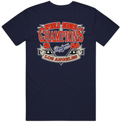 Los Angeles Dodgers World Series Champions Vintage Classic Navy Blue T Shirt Los Angeles Dodgers World Series Champions Vintage Classic Navy Blue T Shirt
