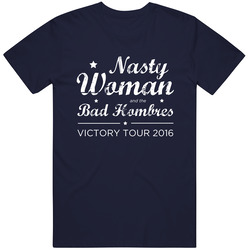 Nasty Woman Victory 2016 Vintage Classic Navy Blue T Shirt Nasty Woman Victory 2016 Vintage Classic Navy Blue T Shirt