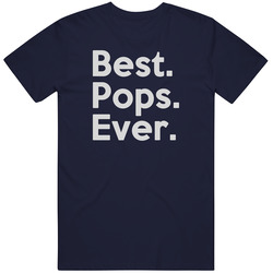 Best Pops Ever Vintage Classic Navy Blue T Shirt Best Pops Ever Vintage Classic Navy Blue T Shirt