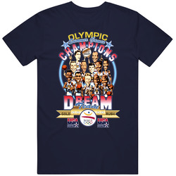 Usa Basketball Dream Team Jordan Bird Magic Barkley Vintage Classic Navy Blue T Shirt Usa Basketball Dream Team Jordan Bird Magic Barkley Vintage Classic Navy Blue T Shirt
