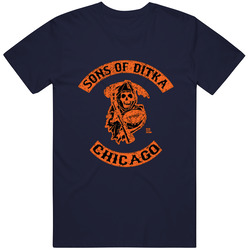 Chicago Bears T Shirt Sons of Ditka Sons of Anarchy Funny Parody Ultimate Fan Vintage Classic Navy Blue T Shirt Chicago Bears T Shirt Sons of Ditka Sons of Anarchy Funny Parody Ultimate Fan Vintage Classic Navy Blue T Shirt