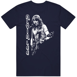 Alvin Lee Vintage Classic Navy Blue T Shirt Alvin Lee Vintage Classic Navy Blue T Shirt