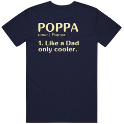 Poppa Dictionary Vintage Classic Navy Blue T Shirt Poppa Dictionary Vintage Classic Navy Blue T Shirt