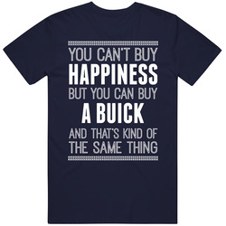Buy A Buick Happiness Car Lover Vintage Classic Navy Blue T Shirt Buy A Buick Happiness Car Lover Vintage Classic Navy Blue T Shirt