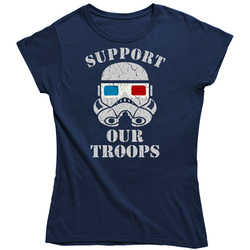 3d Glasses Storm Trooper Star Wars Vintage Vintage Classic Navy Blue Ladies T Shirt 3d Glasses Storm Trooper Star Wars Vintage Vintage Classic Navy Blue Ladies T Shirt