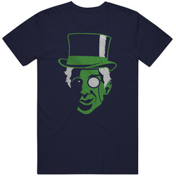 Pete Carroll Seattle Coach Robber Baron Vintage Classic Navy Blue T Shirt Pete Carroll Seattle Coach Robber Baron Vintage Classic Navy Blue T Shirt
