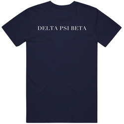 Delta Psi Beta Popular Zac Efron Neighbors Movie Vintage Classic Navy Blue T Shirt