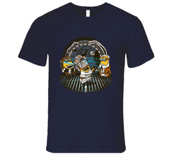 Obi One Minions. Star Wars, Spaceship Vintage Classic Navy Blue T Shirt Obi One Minions. Star Wars, Spaceship Vintage Classic Navy Blue T Shirt