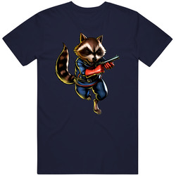 Rocket Raccoon Guardians Of The Galaxy B3 Vintage Classic Navy Blue T Shirt Rocket Raccoon Guardians Of The Galaxy B3 Vintage Classic Navy Blue T Shirt