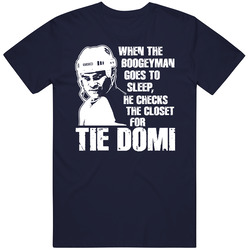 Tie Domi Boogeyman Leafs Hockey Vintage Classic Navy Blue T Shirt Tie Domi Boogeyman Leafs Hockey Vintage Classic Navy Blue T Shirt