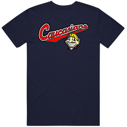 Cleveland Funny Parody Baseball Caucasian Vintage Classic Navy Blue T Shirt Cleveland Funny Parody Baseball Caucasian Vintage Classic Navy Blue T Shirt