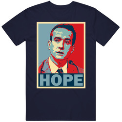 Tom Wambsgans Succession Hope Parody Vintage Classic Navy Blue T Shirt