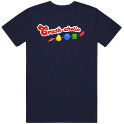 Crush-a-holic Candy Crush Vintage Classic Navy Blue T Shirt Crush-a-holic Candy Crush Vintage Classic Navy Blue T Shirt