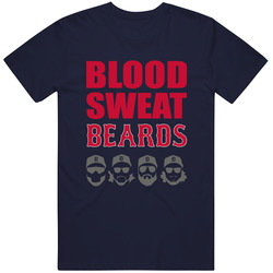 Blood Sweat Beards Vintage Classic Navy Blue T Shirt Blood Sweat Beards Vintage Classic Navy Blue T Shirt