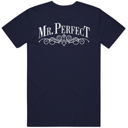 Mr Perfect Retro Wrestling Vintage Classic Navy Blue T Shirt Mr Perfect Retro Wrestling Vintage Classic Navy Blue T Shirt