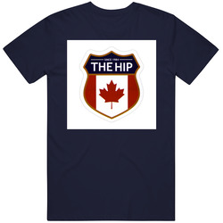 The Tragically Hip - Proud Canadian Vintage Classic Navy Blue T Shirt The Tragically Hip - Proud Canadian Vintage Classic Navy Blue T Shirt