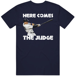 Aaron Judge New York Baseball Ny Here Comes The Judge Mlb Vintage Classic Navy Blue T Shirt Aaron Judge New York Baseball Ny Here Comes The Judge Mlb Vintage Classic Navy Blue T Shirt