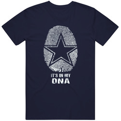 Dallas Cowboys T Shirt It's In My DNA Football Sports Fan Tee Vintage Classic Navy Blue T Shirt Dallas Cowboys T Shirt It's In My DNA Football Sports Fan Tee Vintage Classic Navy Blue T Shirt