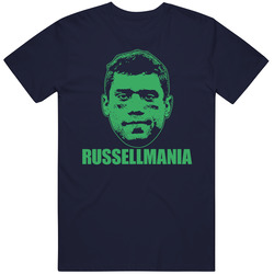 Russellmania Russell Wilson Seattle Quarterback Qb Football Vintage Classic Navy Blue T Shirt Russellmania Russell Wilson Seattle Quarterback Qb Football Vintage Classic Navy Blue T Shirt