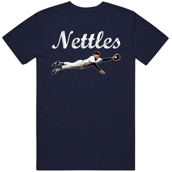 New York Baseball Graig Nettles Vintage Classic Navy Blue T Shirt New York Baseball Graig Nettles Vintage Classic Navy Blue T Shirt