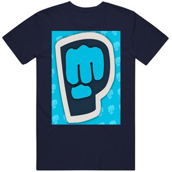 Youtuber Pewdiepie Bro Fist Vintage Classic Navy Blue T Shirt Youtuber Pewdiepie Bro Fist Vintage Classic Navy Blue T Shirt