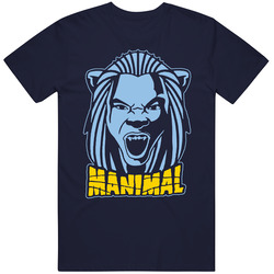 Manimal Kenneth Faried Denver Basketball Mile High Vintage Classic Navy Blue T Shirt Manimal Kenneth Faried Denver Basketball Mile High Vintage Classic Navy Blue T Shirt