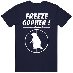 Caddyshack Freeze Gopher Vintage Classic Navy Blue T Shirt Caddyshack Freeze Gopher Vintage Classic Navy Blue T Shirt