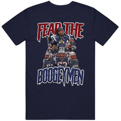 Fear The Boogeymen New England Defensemen Football Vintage Classic Navy Blue T Shirt Fear The Boogeymen New England Defensemen Football Vintage Classic Navy Blue T Shirt