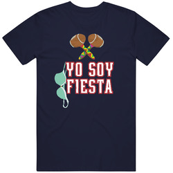 Yo Soy Fiesta Rob Gronkowski Vintage Classic Navy Blue T Shirt Yo Soy Fiesta Rob Gronkowski Vintage Classic Navy Blue T Shirt