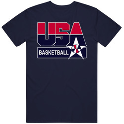 Usa Basketball Logo Vintage Classic Navy Blue T Shirt Usa Basketball Logo Vintage Classic Navy Blue T Shirt