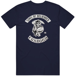 Sons Of Belichick Ne Foxboro Sons Of Anarchy Parody New England Ultimate Best Patriots Pats Vintage Classic Navy Blue T Shirt Sons Of Belichick Ne Foxboro Sons Of Anarchy Parody New England Ultimate Best Patriots Pats Vintage Classic Navy Blue T Shirt