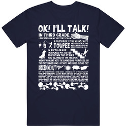 Goonies white design Vintage Classic Navy Blue T Shirt Goonies white design Vintage Classic Navy Blue T Shirt