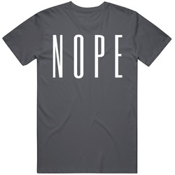 Nope_darkgray Vintage Charcoal Grey Unisex Cotton T Shirt Nope_darkgray Vintage Charcoal Grey Unisex Cotton T Shirt