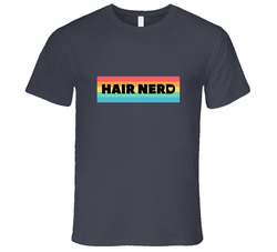 Hair Nerd Rainbow G Vintage Charcoal Grey Unisex Cotton T Shirt