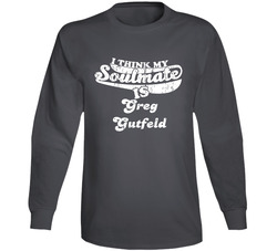 I Think My Soulmate Is Greg Gutfeld Funny Actor Worn Look Secret Santa Christmas Gift Vintage Charcoal Grey Unisex Cotton Long Sleeve T Shirt I Think My Soulmate Is Greg Gutfeld Funny Actor Worn Look Secret Santa Christmas Gift Vintage Charcoal Grey Unisex Cotton Long Sleeve T Shirt